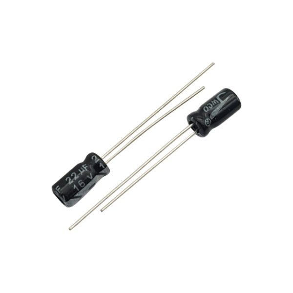 خازن الکترولیت 22uF-16V (JWCO) بسته 1000تایی