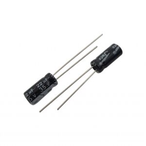خازن الکترولیت 22uF-35V (JWCO) بسته 100تایی