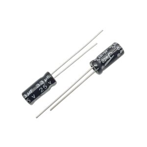 خازن الکترولیت 33uF-25V (JWCO) بسته 1000تایی