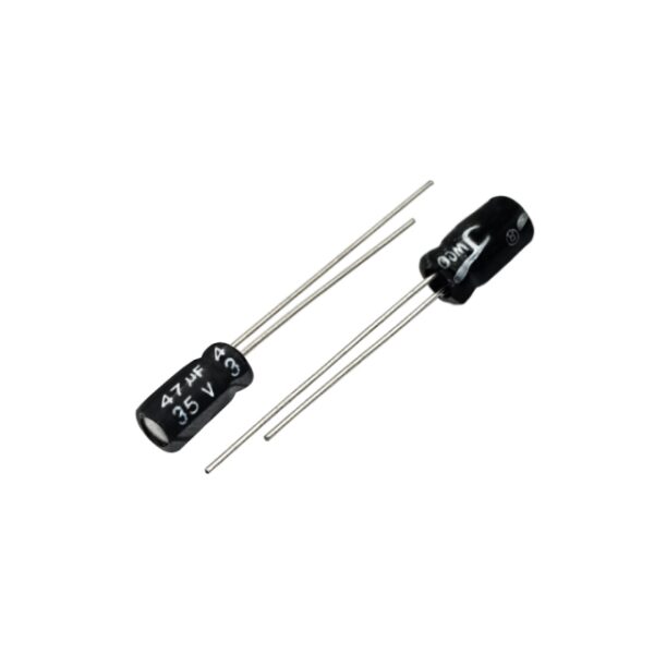 خازن الکترولیت 47uF-35V (JWCO) بسته 1000تایی
