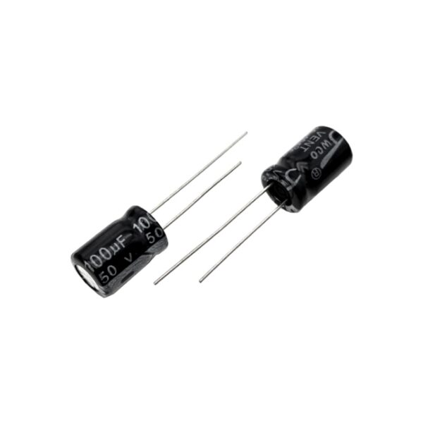 خازن الکترولیت 100uF-50V (JWCO) بسته 500تایی