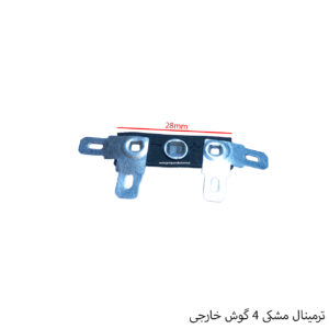 ترمینال بلندگو مشکی 4 گوش خارجی