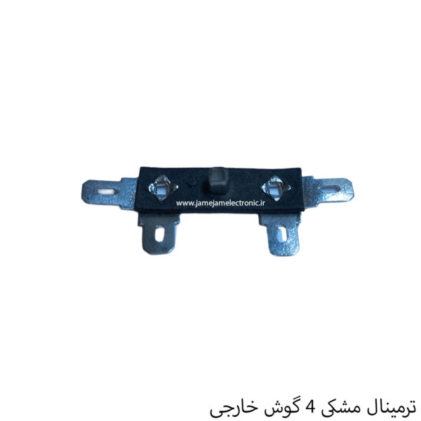 ترمینال بلندگو مشکی 4 گوش خارجی